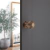 Beehive Door Knob 55mm Antique
