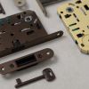 Bonaiti Polaris 2XT Magnetic Bathroom Lock 60mm backset - Bronze
