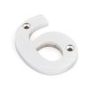 Polished Chrome Numeral 6