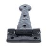 Black Textured 6" Cast T Hinge (pair)
