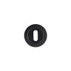 Zoo Hardware Standard profile round escutcheon - Black