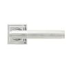 Polished Chrome Brompton Lever on Rose Set (Square) - Unsprung