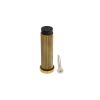 Connaught Linear Door Stopper Aged Brass