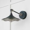 Smooth Nickel Flora Wall Light in Dingle