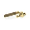 Aged Brass Locking Brompton Fastener - LH