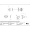 Polished Nickel 63mm Prestbury Mortice/Rim Knob Set