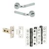 Complete Midtown Door Handle Pack - Internal Doors - Polished Chrome - 64mm / 3-inch Hinges - JE-G1B-PC