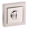 Senza Pari WC Turn and Release on Square Rose - Satin Nickel