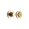 Linear Knurlmond Thumb Turn & Release Aged Brass