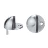 Zoo Hardware Door stop - floor mounted - oval - 45mm - Satin Stainless