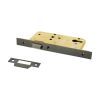 Atlantic DIN Radius Heavy Duty Latch 60mm backset - Black Nickel