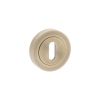 Old English Key Escutcheons - Matt Antique Brass (Pair)