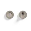 Valli Turn & Release Screw-on Round Rosette - Satin Nickel PVD