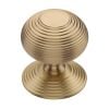 Heritage Brass Centre Door Knob Reeded Design 3 1/2 Satin Brass Finish
UK Registered Design Number 6241152
