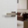 STATUS Montana Door Handle Pack (Euro Lock Set - 3" CE Sashlock, 4" Slim Knuckle Hinges x2) - Satin Nickel