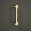 Tulip Pull Handle 115mm Polished Brass