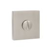 Senza Pari WC Turn and Release on Flush Square Rose (bolt through fixing only) - Satin Nickel