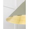 Hammered Brass Hockley Pendant in Tump