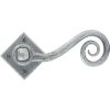 Pewter Monkeytail Lever on Rose Set (Diamond)