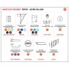 Eurospec FDPR3 Residential Fire Door Pack - Lever Lock (UK) - FD30/60 Rated