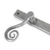 Pewter Monkeytail Slimline Lever Espag. Latch Set - RH