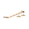 Polished Bronze Art Deco 10" Stay