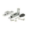 Satin Chrome Brompton Quadrant Fastener - Narrow
