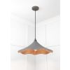 Smooth Copper Flora Pendant in Bluff