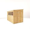 Mercia 10 x 6 Woodsman Shiplap Pent Shed
