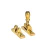 Polished Brass Mushroom Brighton Fastener - Narrow (Square)