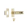 4" CE Bolt Through Tubular latch Electro Brass