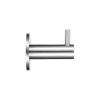 Zoo Hardware Wall Mounted Hook w/ Rose - Stainless Steel