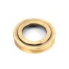 Aged Brass Hammered Newbury Lever on Rose Set (Art Deco) - Unsprung