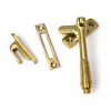 Polished Brass Locking Reeded Fastener
