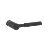 Millhouse Brass Mason Lever Door Handle on Concealed Round Rose - Urban Dark Bronze (Pair)