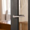 Tupai Rapido 5S Line Torrao Lever Door Handle on Concealed Round Rose - Pearl Nickel (Pair)