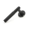 Matt Black Brompton Lever on Rose Set (Beehive)