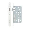 Zoo Hardware 2 Piece - DIN latch - backset 55mm - radius - White