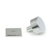 Polished Chrome Judd Cabinet Knob - 32mm (Square)