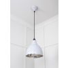 Smooth Nickel Brindley Pendant in Birch