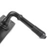 Aged Bronze Reeded Lever Euro Lock Set