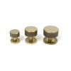 Aged Brass Brompton Cabinet Knob - 32mm (Plain)