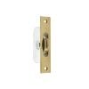 Jedo Sash Roller with Rectangular Plate 118x26mm Polished Brass - By Frelan Hardware - J995BPB