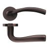 Zoo Hardware Siena lever on round rose - Etna Bronze