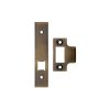 Zoo Hardware Spare Acc Pk for UK Horizontal Locks - *BLANK* - Contains Forend, Strike and Fixing Screws (Latch Version) - Bronze