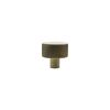 Millhouse Brass Paddington Spiral Round Cabinet Knob Handle - Antique Brass