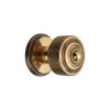 Carter Mortice Door Knob Aged Brass