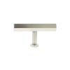Millhouse Brass Pennington Hexagonal T-Bar Cabinet Knob Handle - Satin Nickel