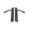 Burnished Brass Avon Slimline Lever Latch Set