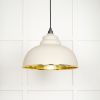 Hammered Brass Harborne Pendant in Teasel